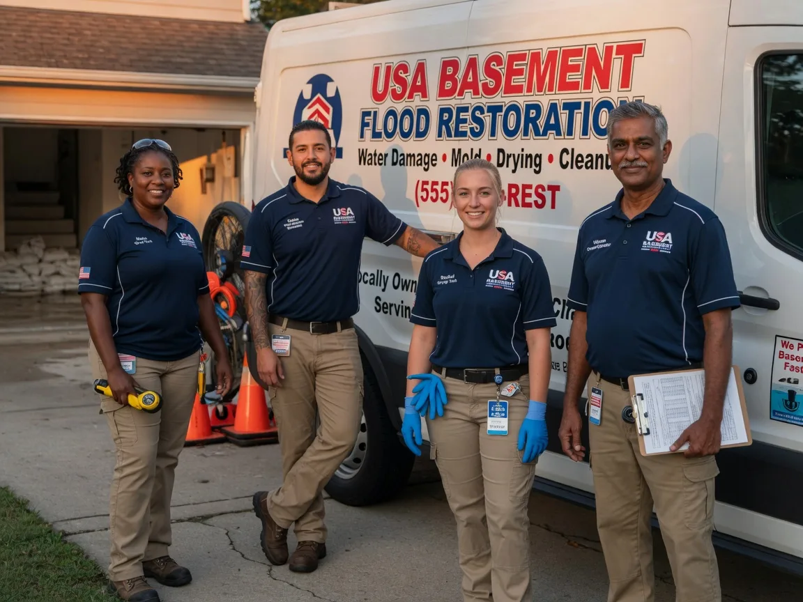 Basement Flood Cleanup company in Myrtle, MS
